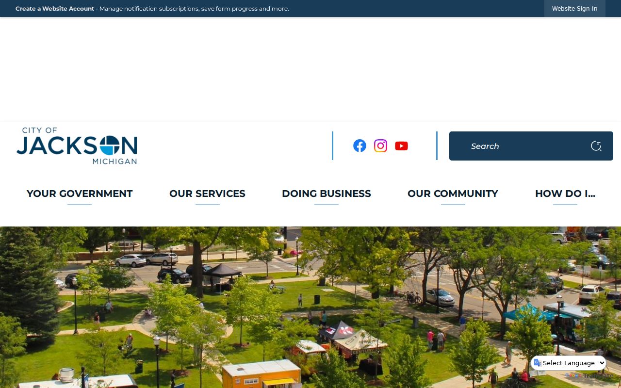 Jackson city police department page for Jackson warrant records questions